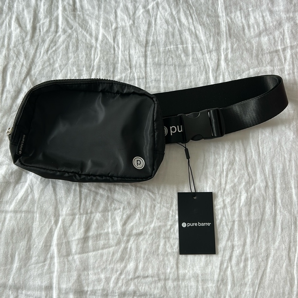 Pure Barre Black Cross Body Bag